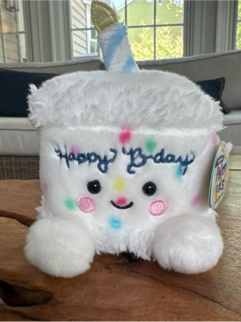Aurora - Palm Pals - 5.5" Happy B'Day Cake Adorable Stuffed Animal Birthday Toy